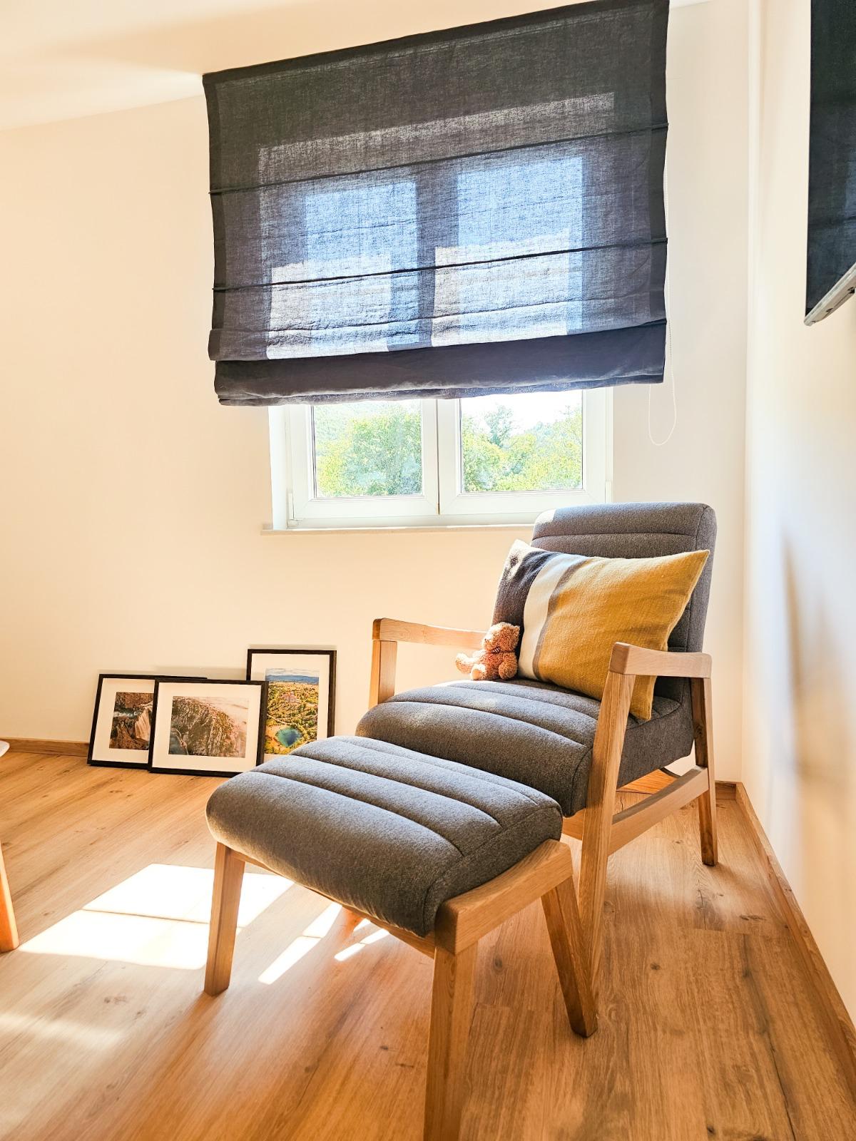 Bright bedroom in Apartment Blage